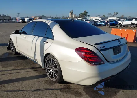 2018 Mercedes-Benz S 560 z USA, uszkodzony, nr VIN WDDUG8DB4JA399620